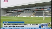 Imagem de Marítimo pede 279 bilhetes para dérbi no Estádio da Madeira (Vídeo)