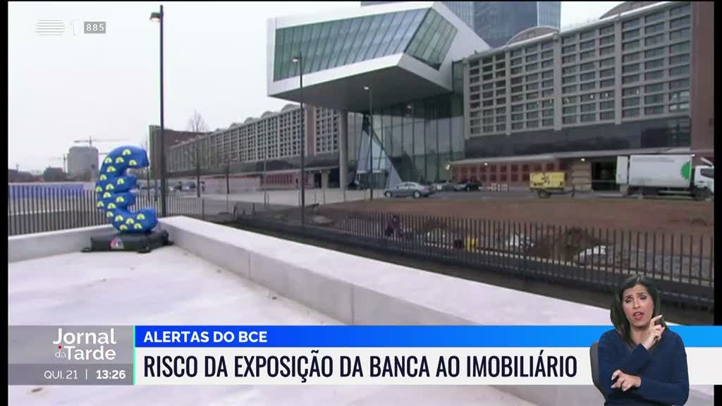 BCE alerta para risco da banca ao imobiliário