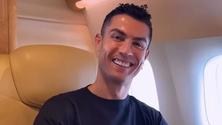 Ronaldo já está a caminho da Arábia: «Vemo-nos em breve» (vídeo)