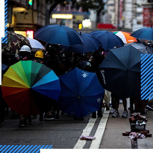 Protestos em Hong Kong