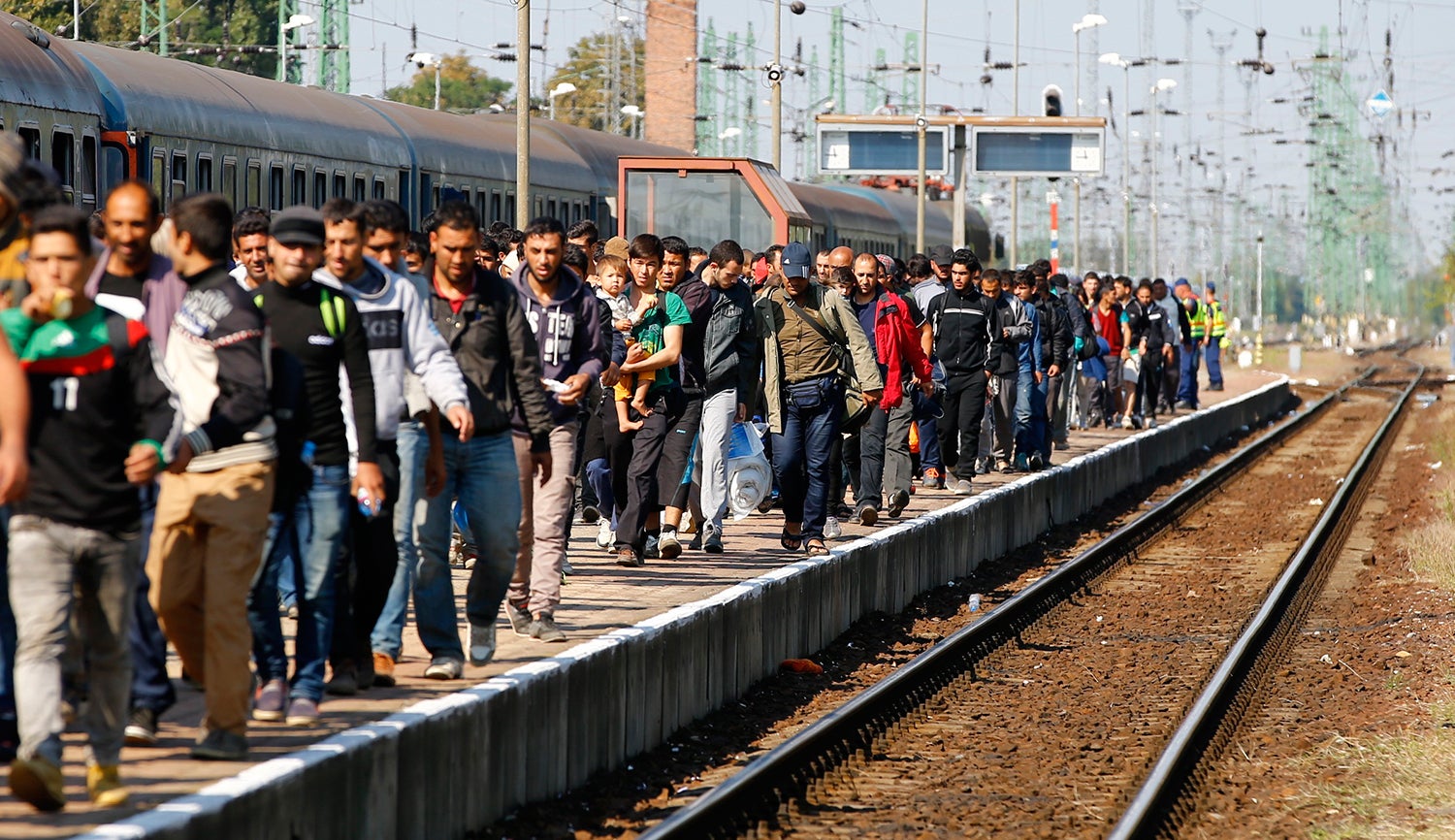 Chegada de migrantes set 2015