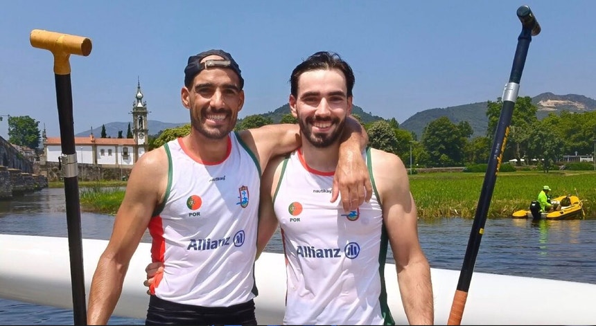 Imagem de Rui Lacerda e Ricardo Coelho campeões mundiais C2 em maratonas