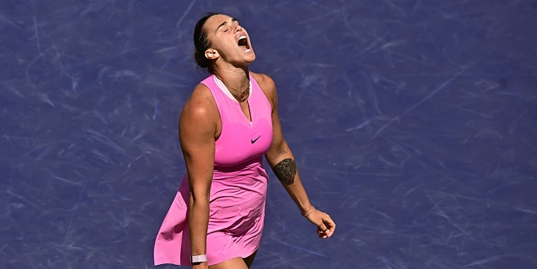 Sabalenka não resistiu ao jogo de Karolina Muchova
