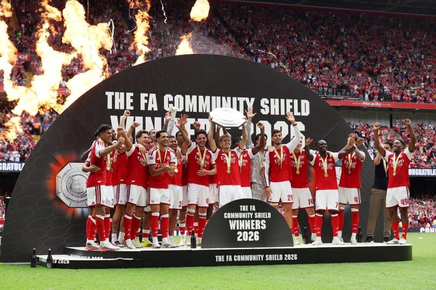 Arsenal conquista Supertaça inglesa e arruína estreia de Maresca no Manchester City