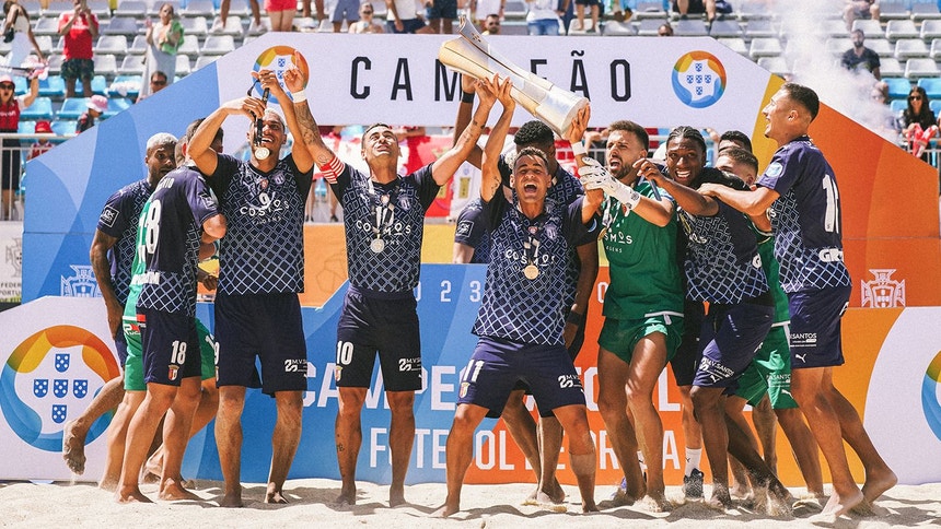 Apesar dos títulos conquistados o Braga coloca ponto final no futebol de praia
