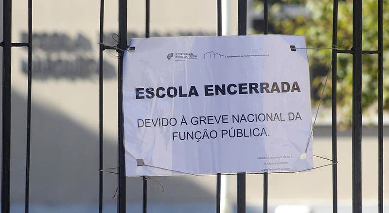 Função Pública esteve em greve no dia 31 de janeiro
