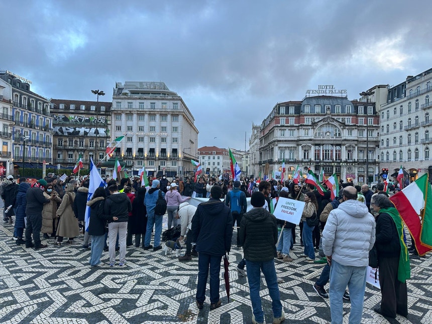 Imagem de Marcha contra repressão no Irão percorre ruas de Lisboa