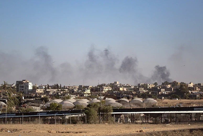 O ataque israelita atingiu um centro para pessoas deslocadas
