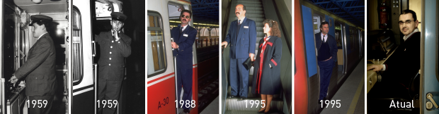 Fardamentos seguem a evolução das linhas - Fotos: Metro de Lisboa e RTP