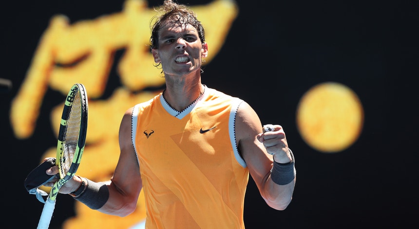Rafael Nadal já está nas meias finais do Open da Austrália
