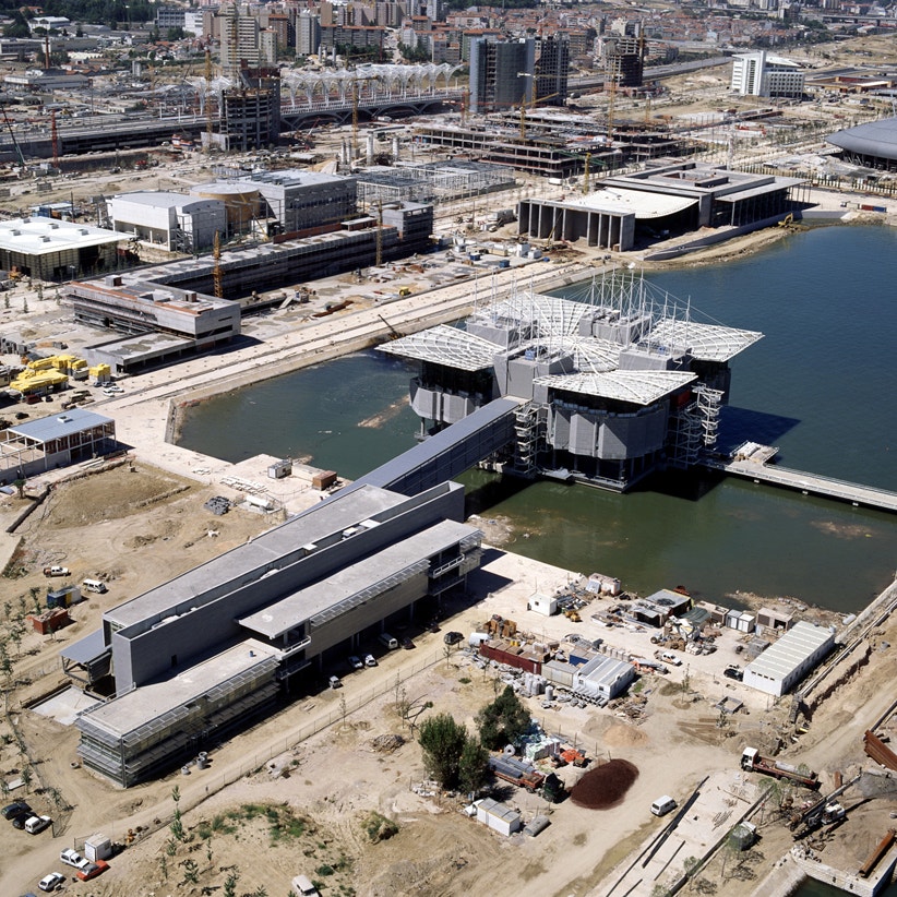  Constru&ccedil;&atilde;o do edif&iacute;cio | Ocean&aacute;rio de Lisboa 