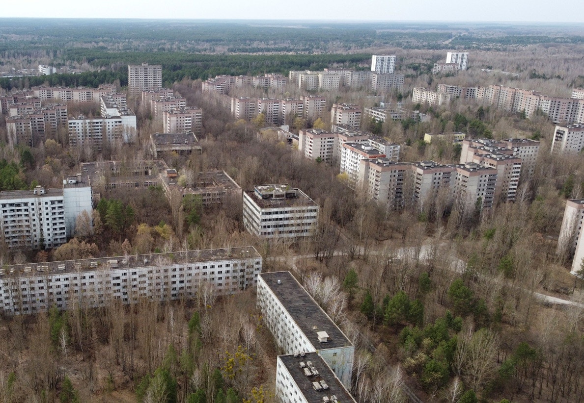  Cidade de Pripyat abandonada. Outrora, foi lar de cerca de 50 mil pessoas | Gleb Garanich - Reuters  