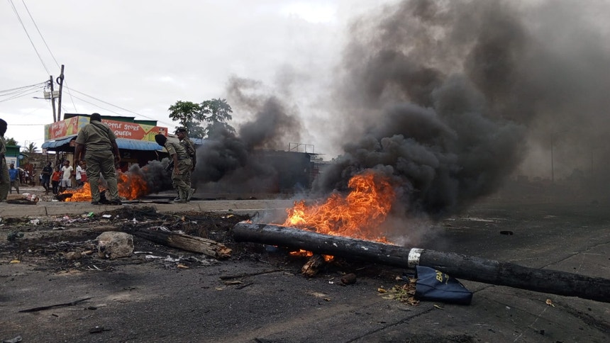 Imagem relacionada com a notícia: Protestos em Moçambique. Pelo menos 21 pessoas morreram em dois dias