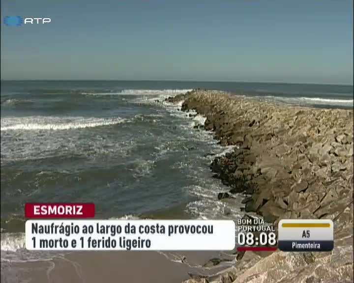 Resultado de imagem para Pescador morreu em naufrágio de embarcação ao largo de Esmoriz