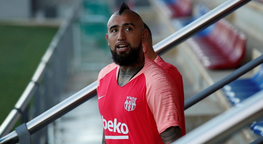 Vidal transferiu-se do Bayern de Munique para o Barcelona esta época
