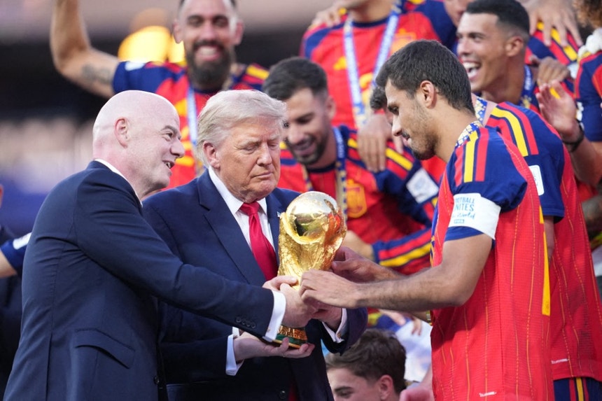 Imagem ilustrativa: Mundial2026. Trump nega qualquer tensão com Espanha e diz que felicitou a equip