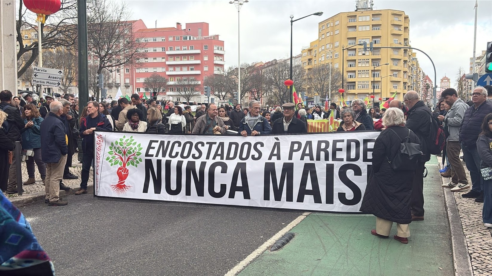 Imagem relacionada com: "Não nos encostem à parede". Marcha contra xenofobia e racismo em Lisboa