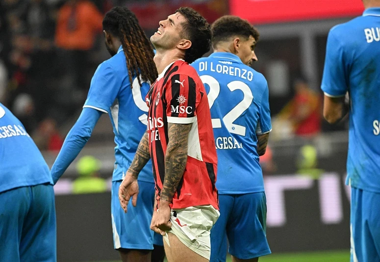 O Nápoles surpreendeu o Milan
