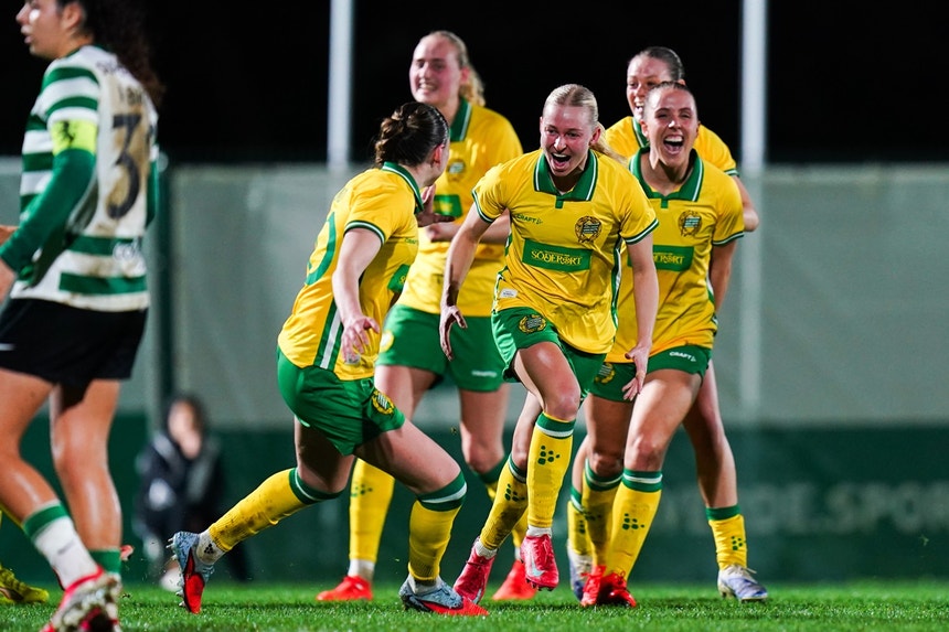 Sporting perde com suecas do Hammarby na primeira mão dos quartos da Taça Europa