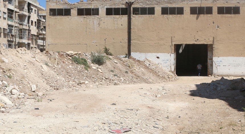 Um dos corredores humanitários abertos em Aleppo passa por aqui

