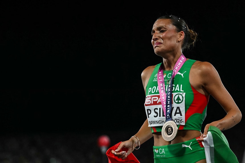 Imagem de Patrícia Silva campeã nos 1.500 metros
