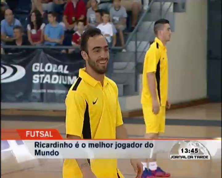 Futsal: Ricardinho eleito o melhor jogador do mundo e iguala