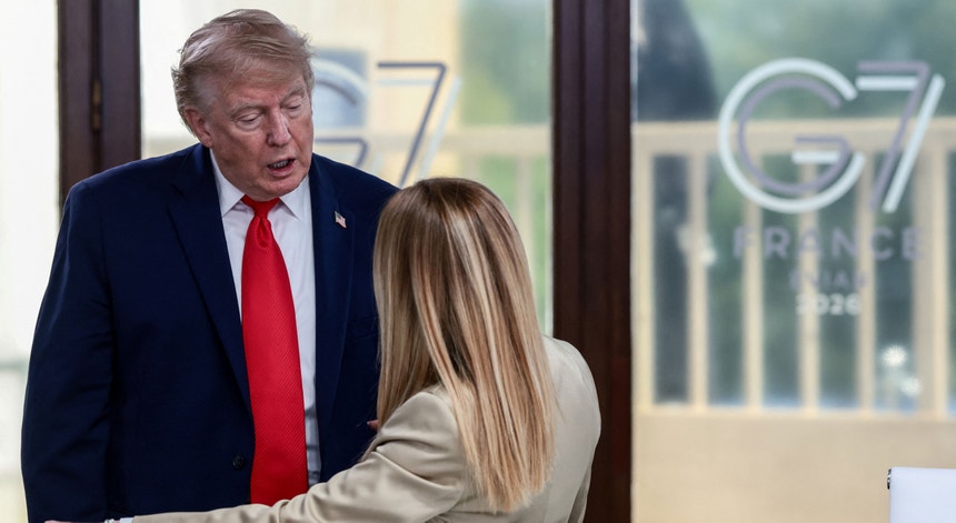 Imagem de Trump ataca Meloni: "Quer voltar a ser amiga para melhorar os seus números"