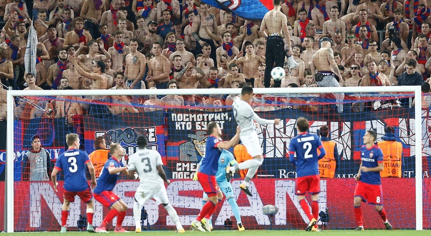 CSKA no jogo da "Champions" contra Manchester United
