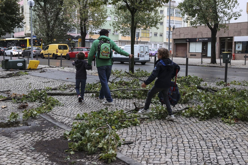 Das 0h00 às 7h30. Quase 100 ocorrências registadas pela Proteção Civil