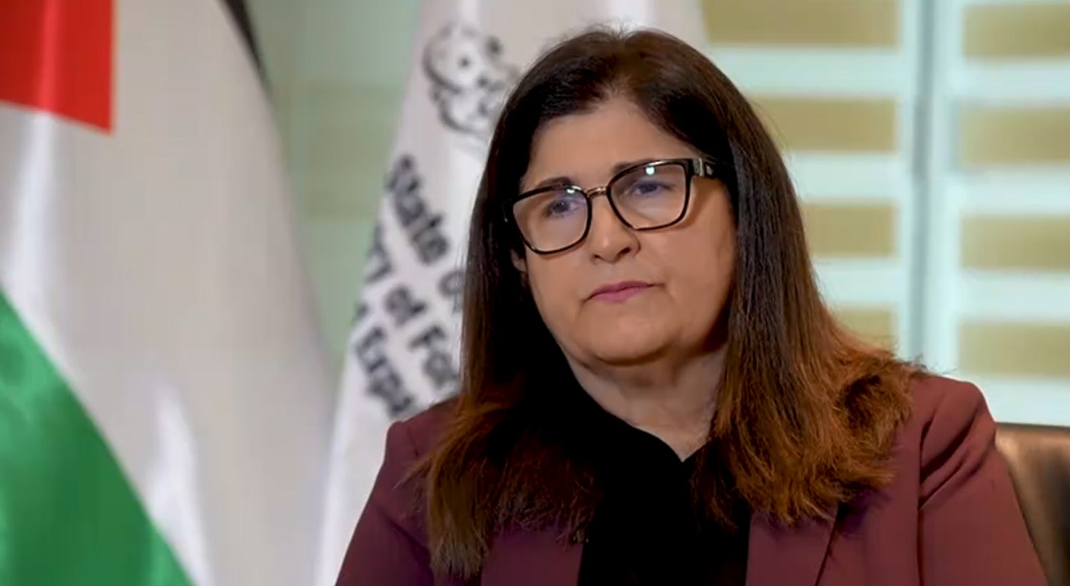 MNE palestiniana em entrevista à RTP. É necessário que “a guerra pare imediatamente para que as pessoas possam respirar”