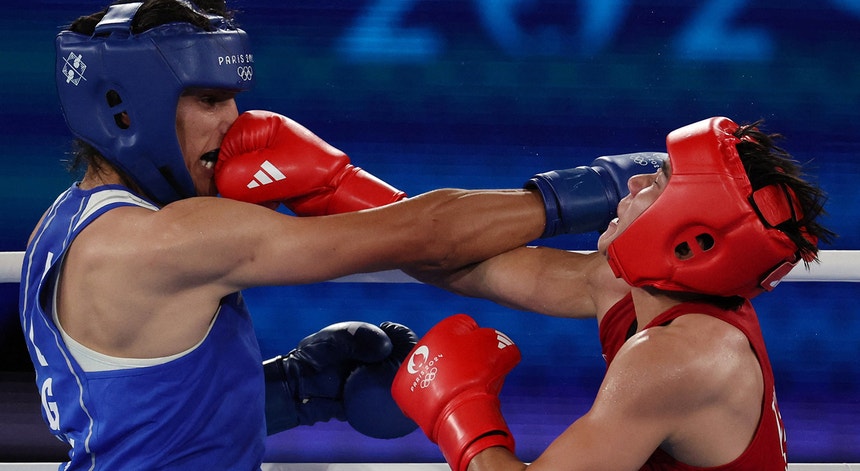 Imane Khelif já está na final de boxe de -66kg
