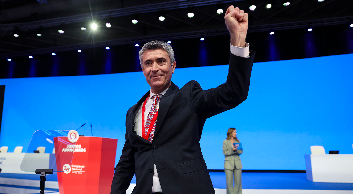 Congresso do PS. Carneiro diz que socialistas estão unidos e 