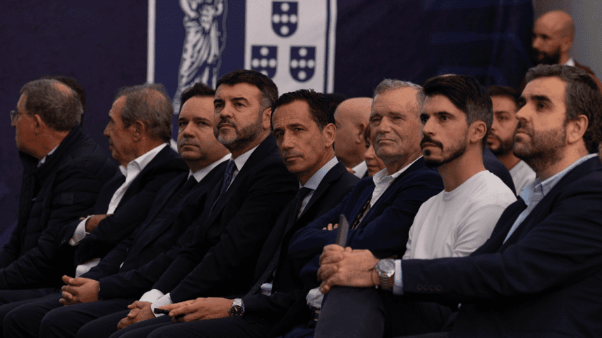 O Vizela recebeu dirigentes "vip" na inauguração dos melhoramentos
