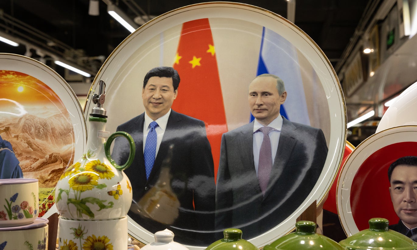 Putin � moda de Pequim
