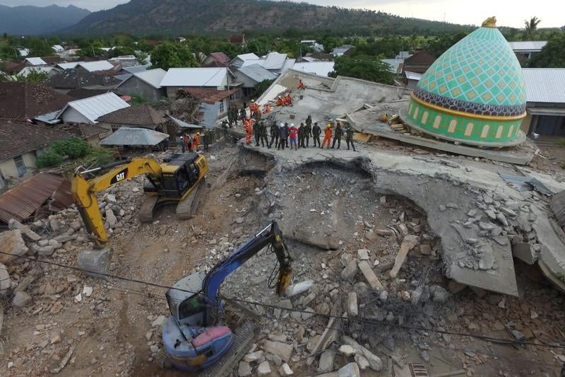 NÃºmero de mortos do sismo na ilha indonÃ©sia de Lombok aumenta para 436