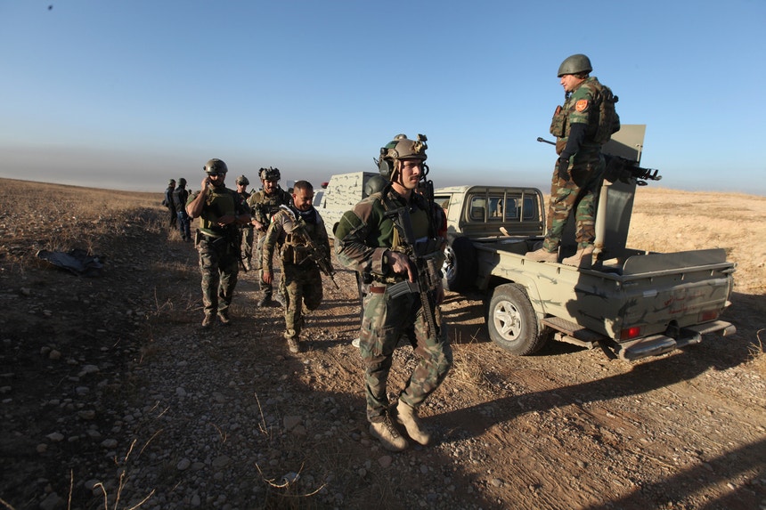 Grupo peshmerga avança para Mossul
