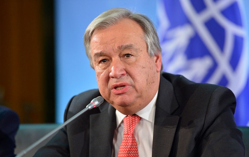 António Guterres faz um paralelo entre as alterações climáticas e a fome