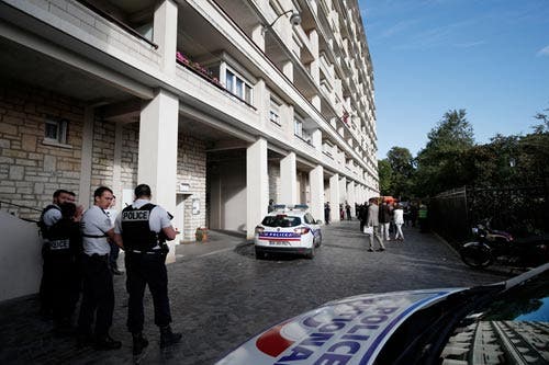 O quartel de Levallois-Perret, França, onde se deu o ataque contra seis militares da Operação Sentinela Foto: Reuters