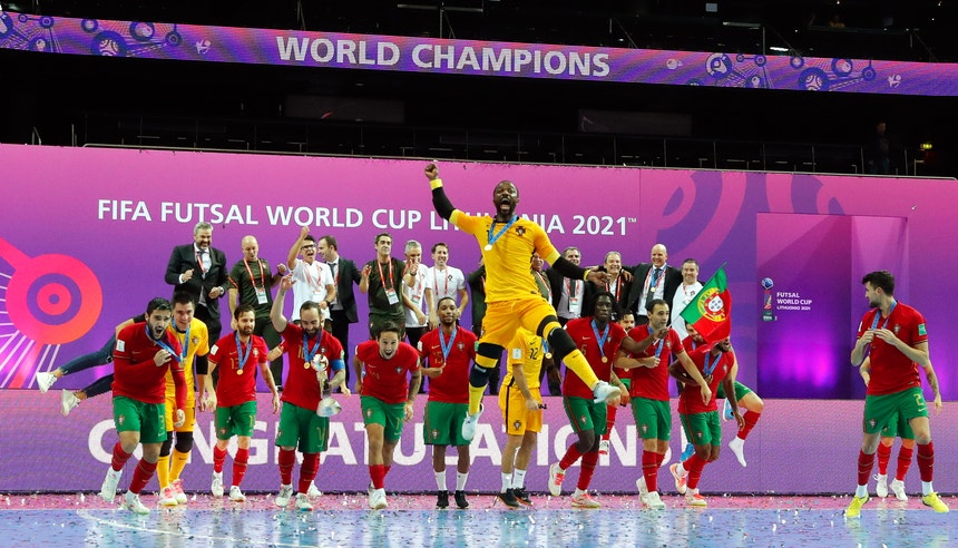 Seleção portuguesa eleita melhor equipa de futsal do mundo em 2021