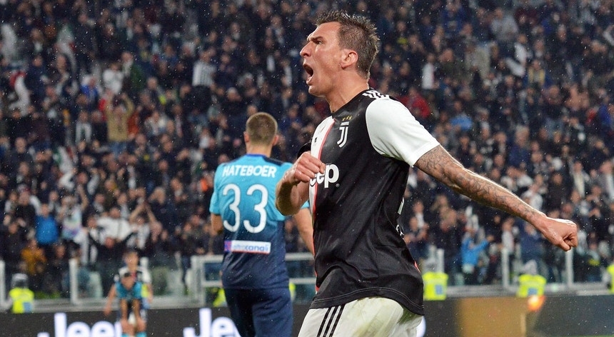 Mandzukic marcou o golo da Juventus
