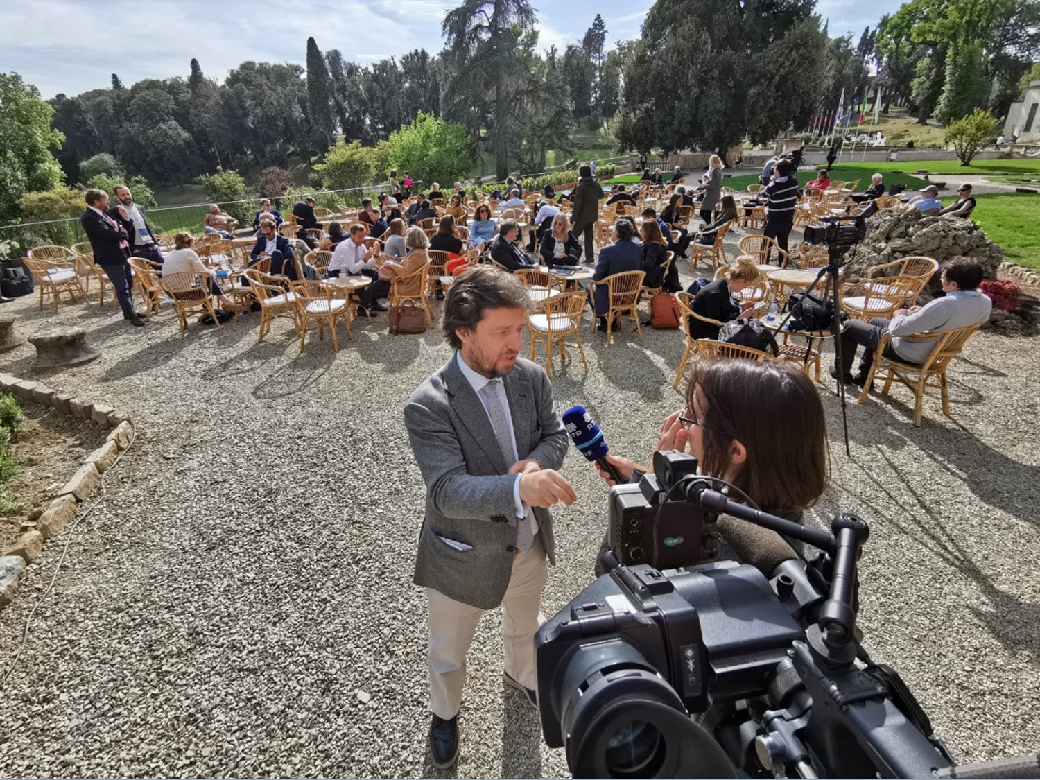  Jo&atilde;o Adelino Faria entrevistou Ana Paula Zacarias, Secret&aacute;ria de Estado dos Assuntos Europeus. Fonte: PMG 