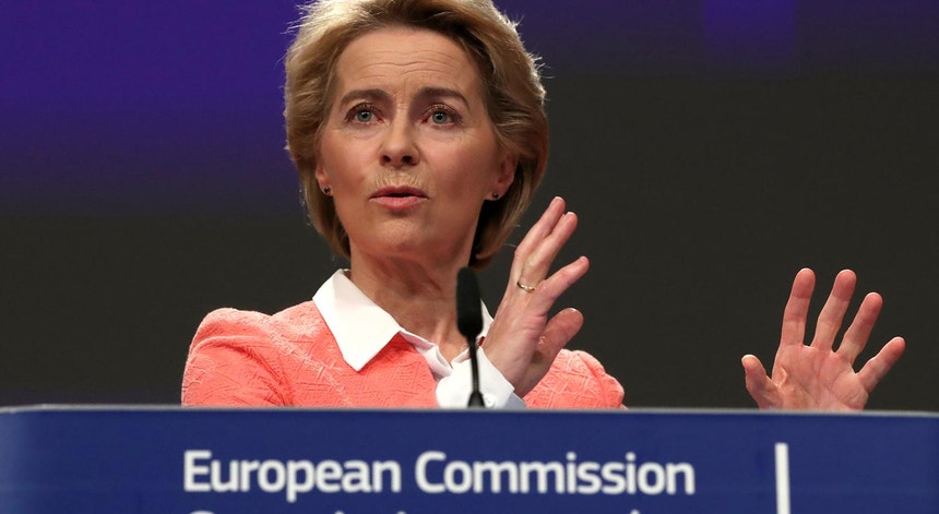 Ursula von der Leyen, ainda Presidente indigitada da Comissão Europeia, em Bruxelas, a 10 de setembro de 2019
