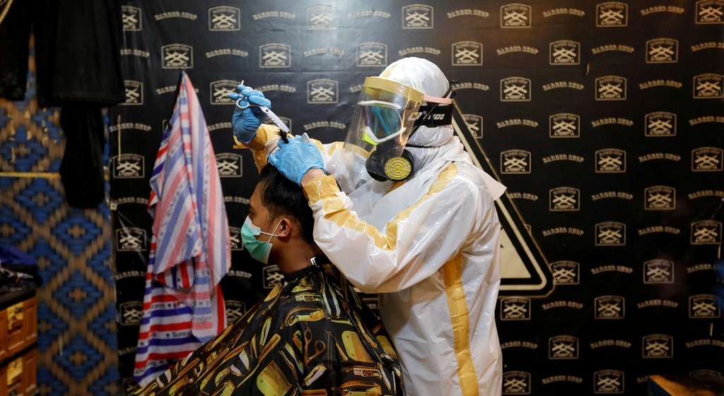 Imagem ilustrativa: Barbearia na Indonésia