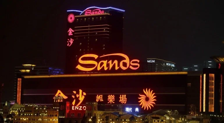 Lucro da operadora de jogo de Macau Sands China sobem 23,6% até março
