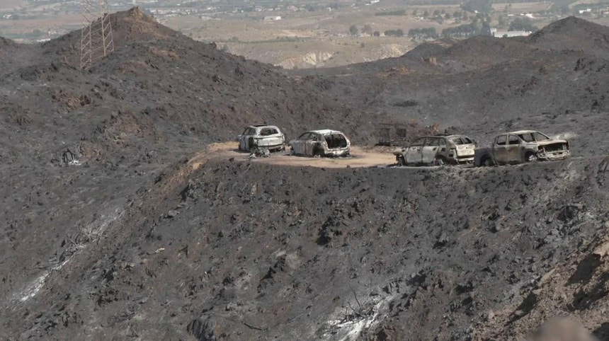 Imagem ilustrativa: Incêndio em Almería estabilizado após consumir sete mil hectares