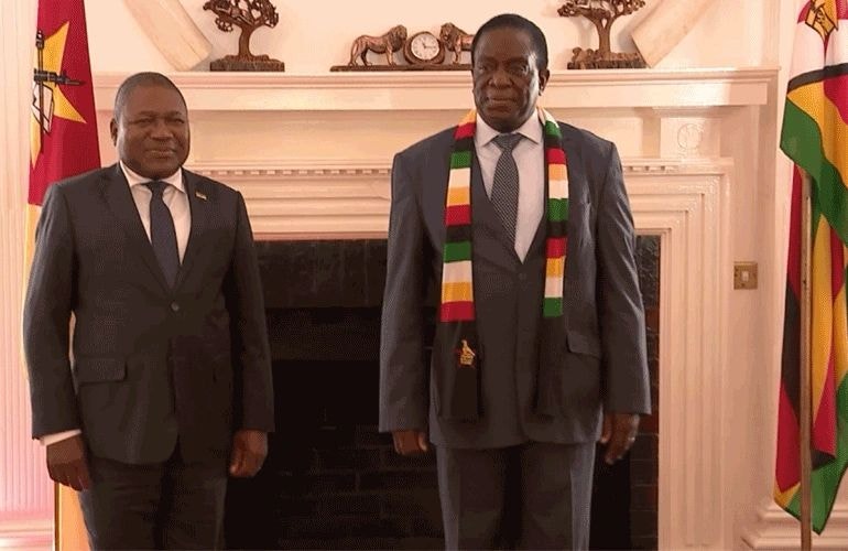 Imagem relacionada com a notícia: Os presidentes de Moçambique e do Zimbabwe voltam a encontrar-se
