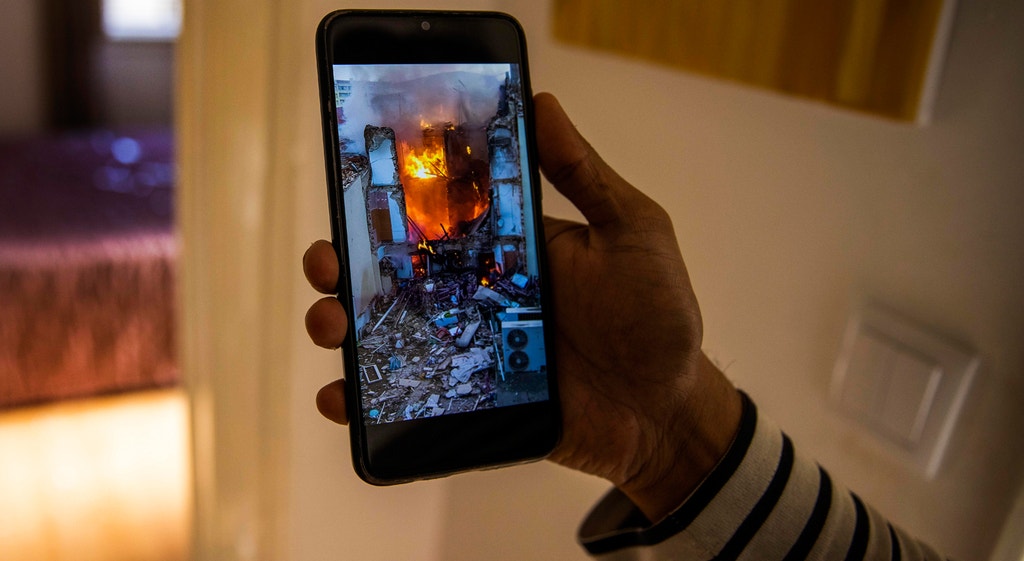 Explosão devasta prédio em Lisboa