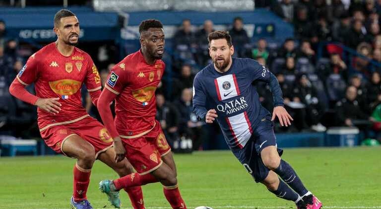 O PSG com Messi ganhou frente ao Angers
