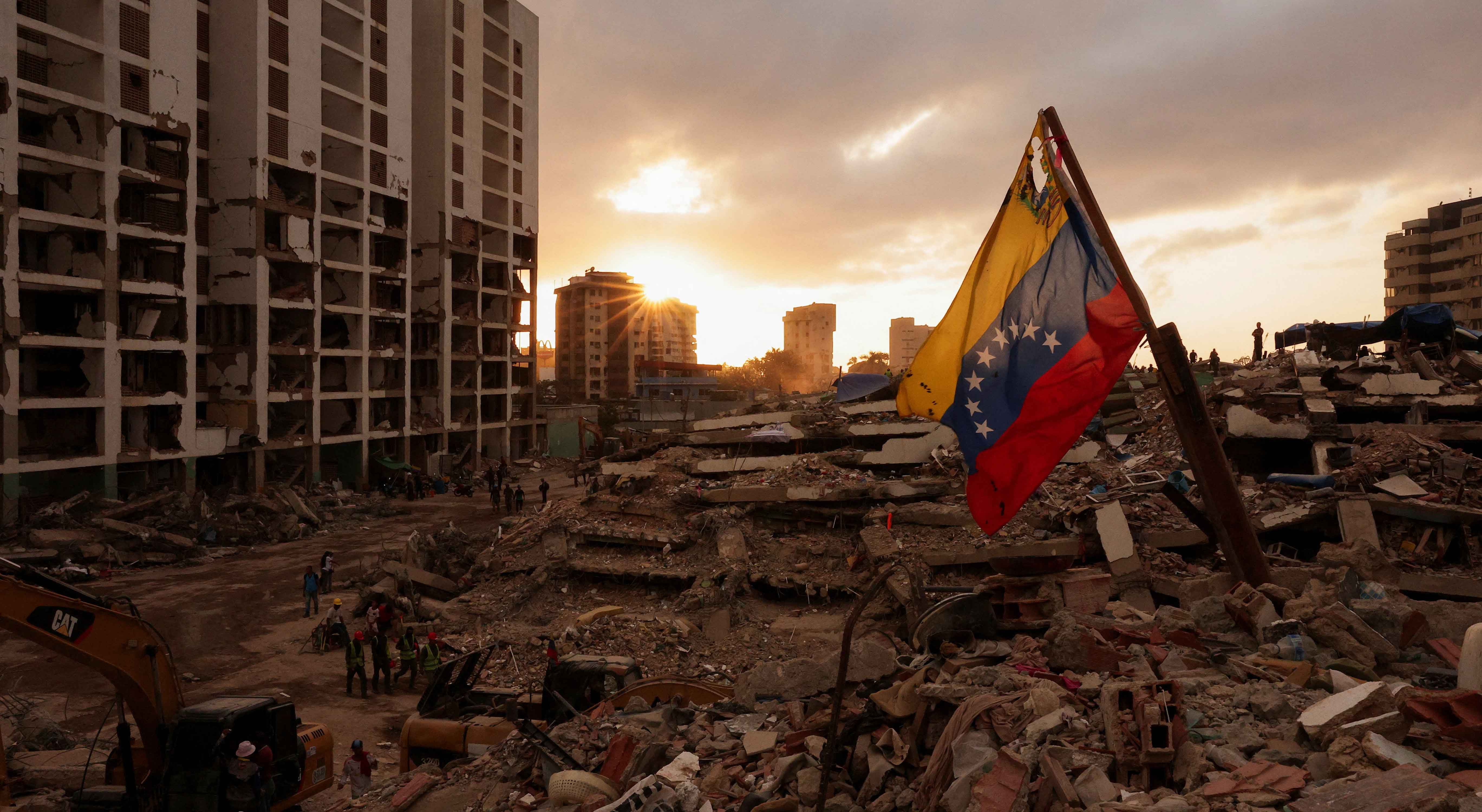 Sobe para 6.125 o número de mortos nos sismos na Venezuela