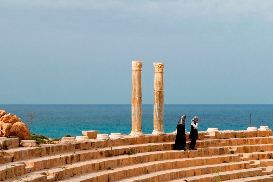  Libia, Leptis Magna, s&iacute;tio arqueol&oacute;gico romano amea&ccedil;ado de afundamento | Youssef Boudlal - Reuters  